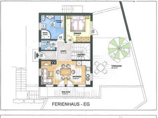 Chalet Vomp Grondplan 37