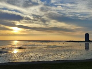 Abendstimmung Watt bei Büsum