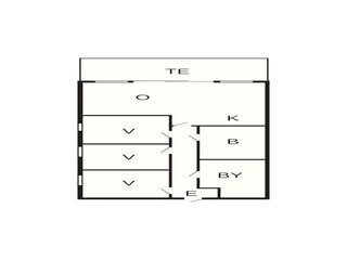 Vakantiehuis Bøvågen Grondplan 19