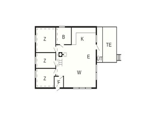 Casa de vacaciones Flatraket Plano de planta 24