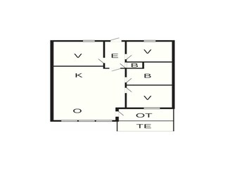 Casa de vacaciones Tornes Plano de planta 43