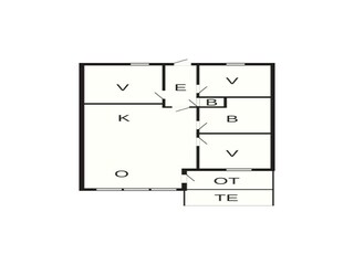 Casa de vacaciones Tornes Plano de planta 6