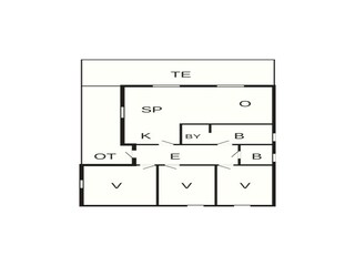 Casa de vacaciones Tornes Plano de planta 42