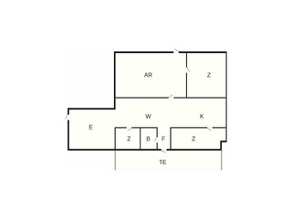 Vakantiehuis Gedsted Grondplan 39