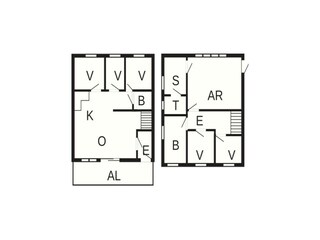 Casa per le vacanze Eresfjord Pianta del piano 11