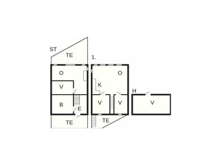 Vakantiehuis Urangsvåg Grondplan 7