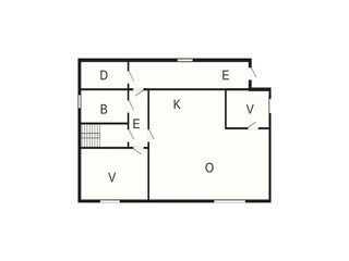 Vakantiehuis Breivikbotn Grondplan 27