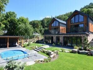 Vakantiehuis met zwembad en sauna in Zawory - Zukowo - image1