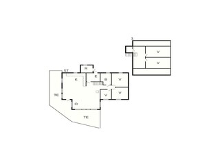 Vakantiehuis Auklandshamn Grondplan 41
