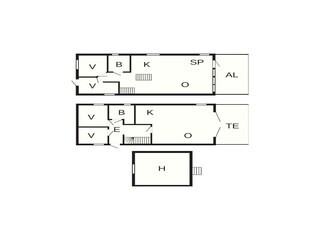 Vakantiehuis Brattvåg Grondplan 51