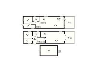 Casa per le vacanze Brattvåg Pianta del piano 51