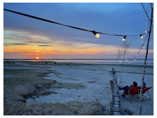 Sundowner am Strand in der Strandbar Pricke