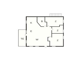 Appartement Masfjorden Grondplan 12