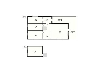 Vakantiehuis Leirvik Grondplan 19