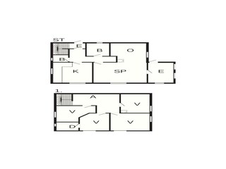 Vakantiehuis Stordal Grondplan 51