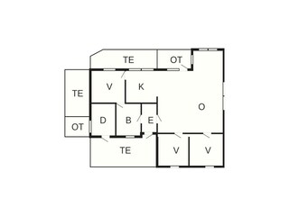 Casa per le vacanze Aure Pianta del piano 13