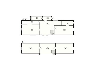 Casa per le vacanze Bøvågen Pianta del piano 46