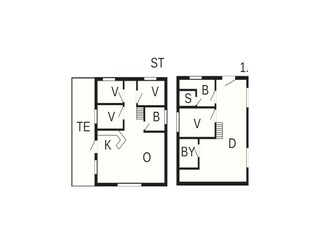 Casa de vacaciones Utsira Plano de planta 24