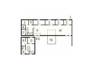Vakantiehuis Eresfjord Grondplan 16