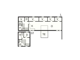 Vakantiehuis Eresfjord Grondplan 61