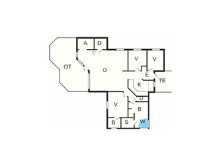 Ferienhaus Kelstrup Strand Grundriss 4