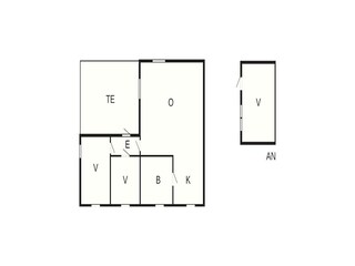 Vakantiehuis Brekstad Grondplan 45