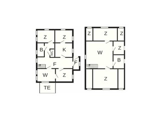 Vakantiehuis Sandøy Grondplan 74