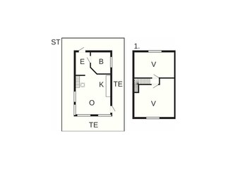Vakantiehuis Vestvågøy Grondplan 5