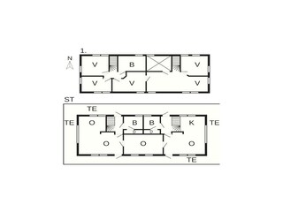 Vakantiehuis Urangsvåg Grondplan 62