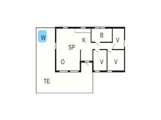 Vakantiehuis Brekstad Grondplan 26