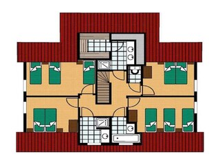 Plattegrond 1e etage