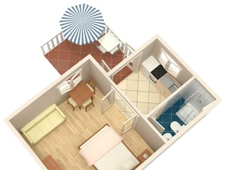 Apartment Rogoznica Grundriss 5