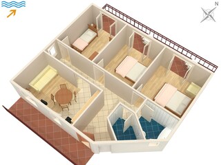 Apartment Malinska Features 3