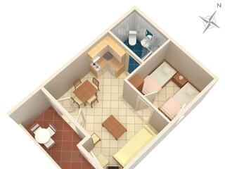 Apartment Košljun Ausstattung 2