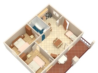 Apartment Rogoznica Ausstattung 5