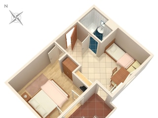 Apartment Omiš Ausstattung 10