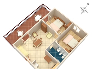 Apartment Rogoznica Ausstattung 6