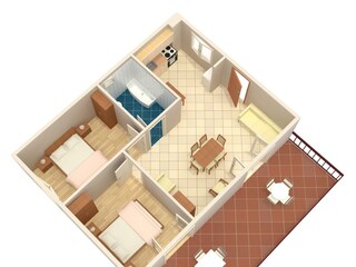 Apartment Rogoznica Ausstattung 7