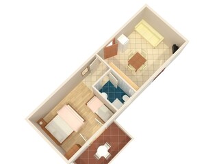 Apartment Podaca Ausstattung 3