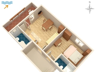 Apartment Supetarska Draga Ausstattung 8