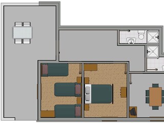 Apartment Sali Ausstattung 20
