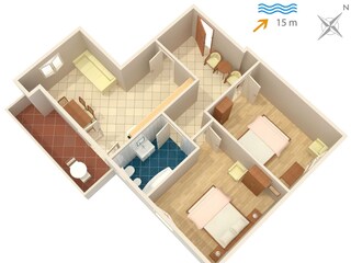 Apartment Kali Floor Plan 8