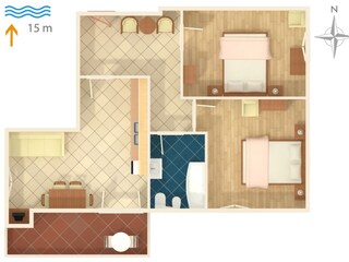 Apartment Kali Grundriss 9