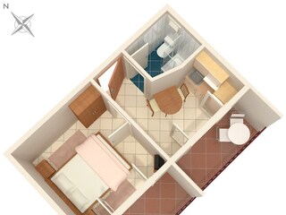 Apartment Stanici Ausstattung 8