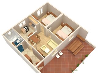 Apartment Punat Ausstattung 22