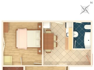 Apartment Mandre Ausstattung 15