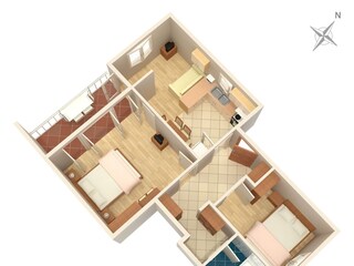 Apartment Punat Grundriss 9