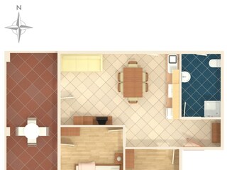 Apartment Medulin Grundriss 21