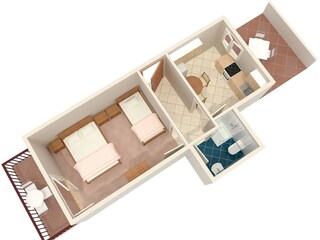 Apartment Podaca Ausstattung 17