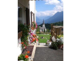 Blick auf die Dorfkirche